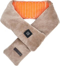 Electric Heated Scarf - Pro Electric Heated Scarf with 3 Heating Levels USB Rechargeable Heating Scarf (Brown)